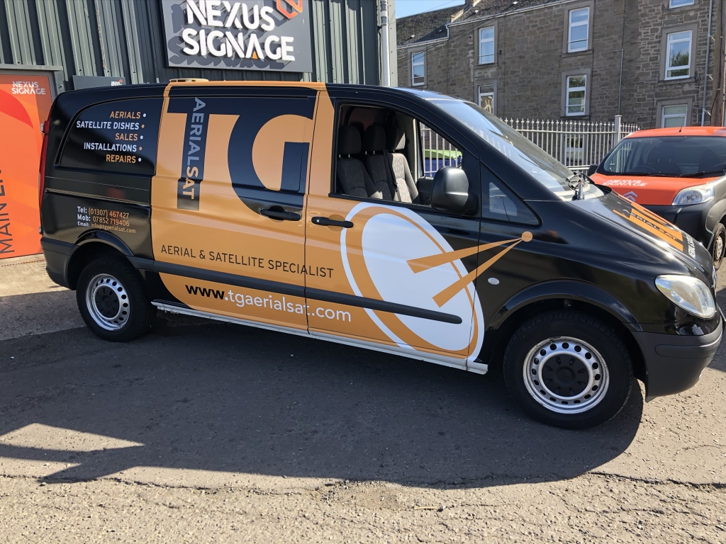 van signage edinburgh